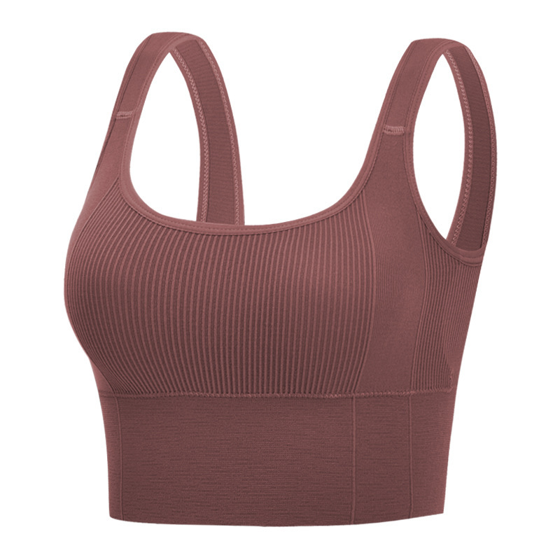 Yoga Strap Cotton - Square Collar Wide-shoulder Vest Tube Top