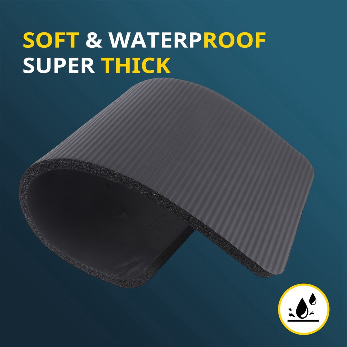 Doings 15MM Thick Yoga Mat Com - Pilates Yoga Knee Pads review and price
