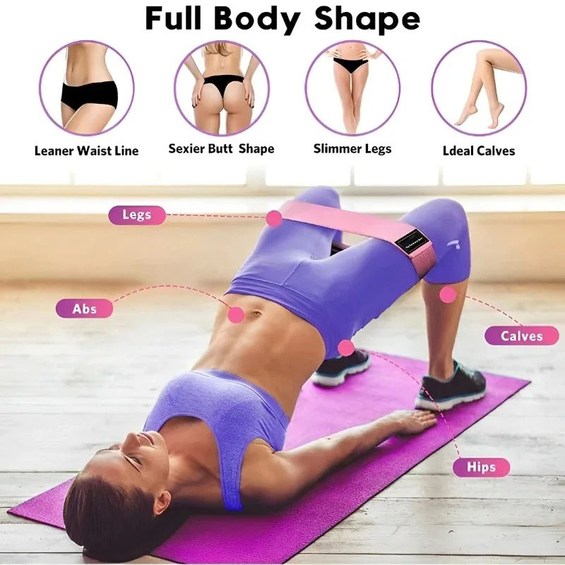 3Pcs Fabric Resistance Hip Boo - Pilates Yoga Board review and price
