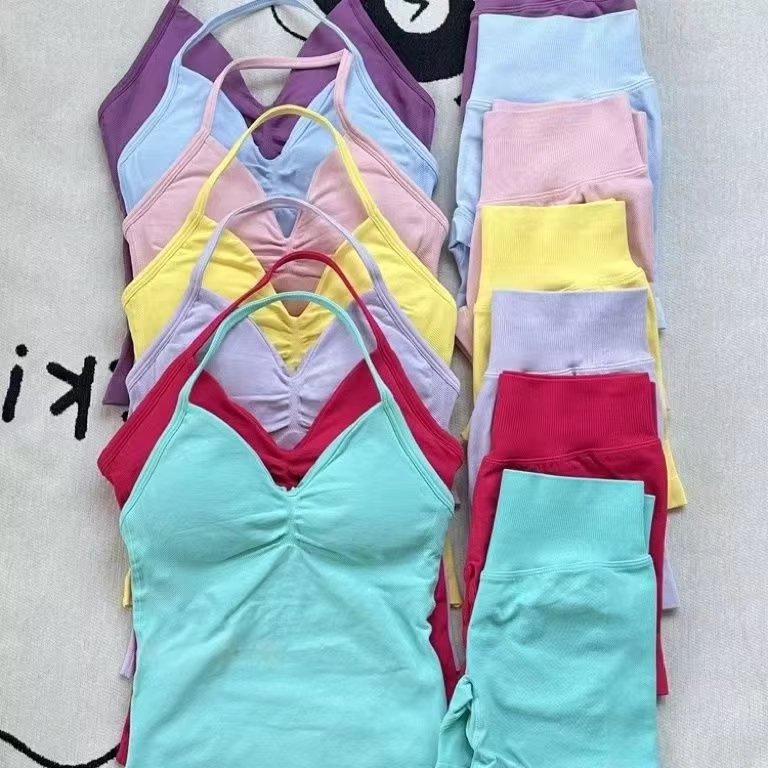 1-2 Pieces Gym Set Women Backl - Pilates Yoga Set review and price
