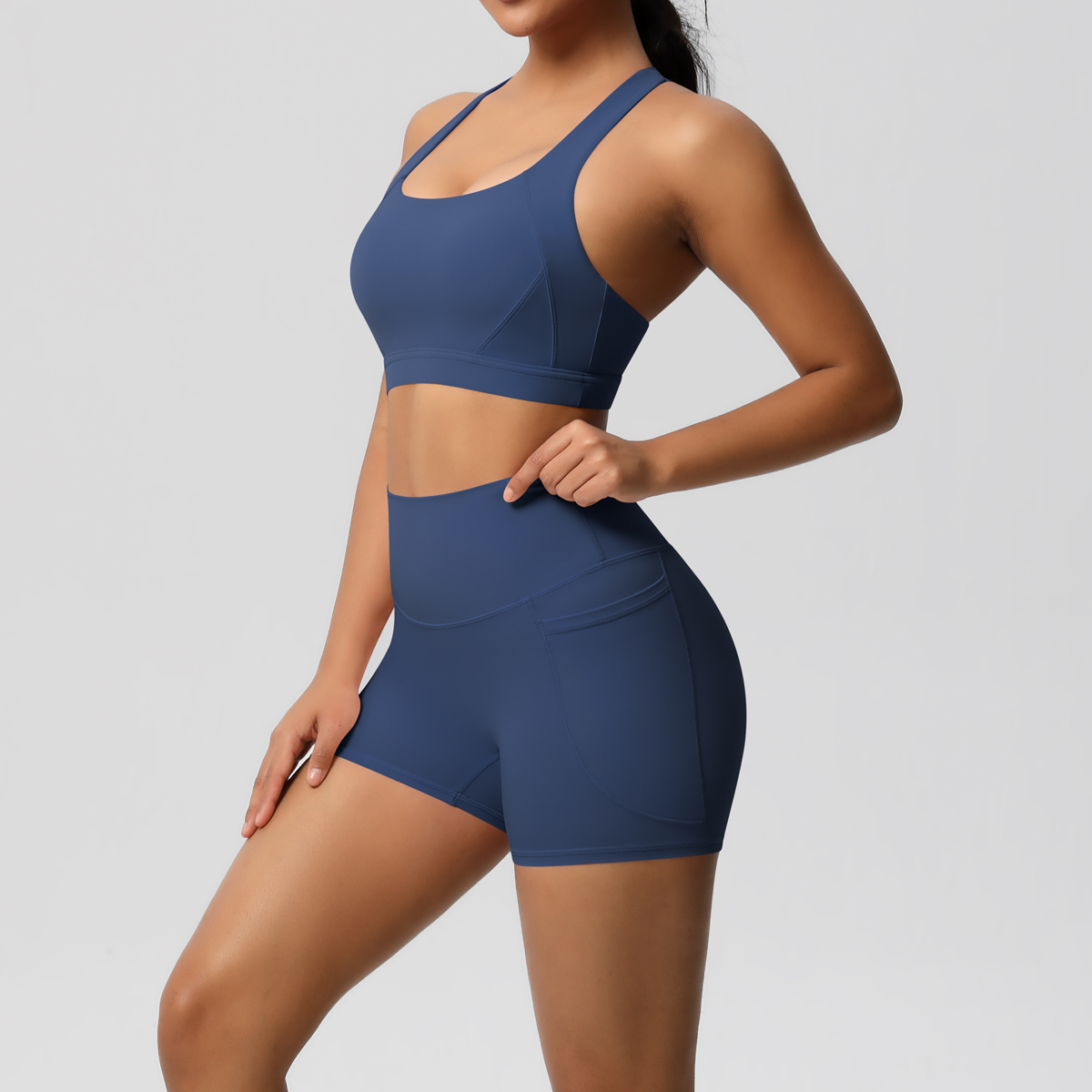2PCS Sportswear With Pocketed  - Pilates Yoga Set review and price