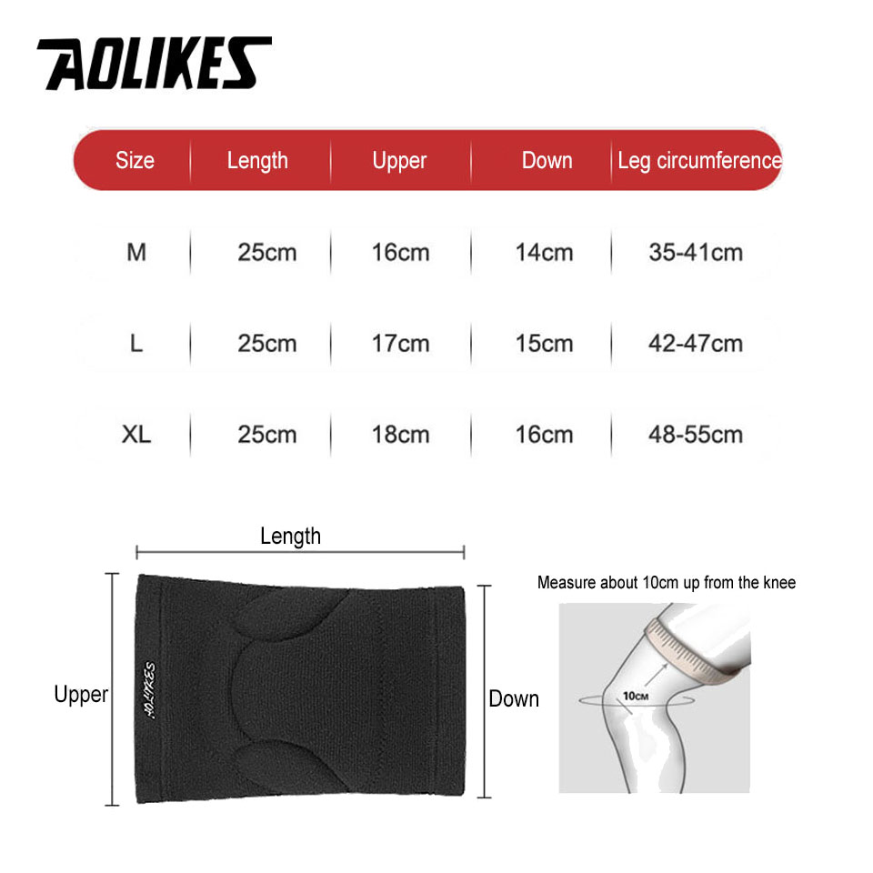 AOLIKES 1 Pair Sports Thickeni - Pilates Yoga Knee Pads review and price
